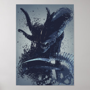 Alien-krijger splaatstwerk poster
