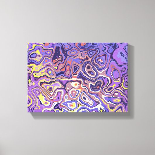 Alien landscape canvas afdruk (Voorkant)