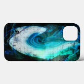 Alien Landscape Grunge iPad Case (Achterkant (horizontaal))