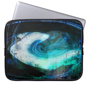 Alien Landscape Grunge-laptophoes Laptop Sleeve