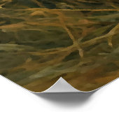 Alien Landschap in de buitenruimte | ABSTRACT Poster (Hoek)