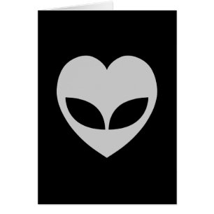 Alien Liefde Hart Kaart