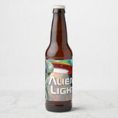 Alien Light Storm Area 51 Bier Etiket (Voorkant)