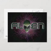 Alien logo Briefkaart (Voorkant / Achterkant)