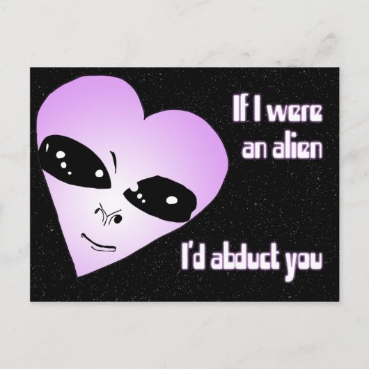 Alien Love Briefkaart (Voorkant)