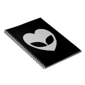 Alien Love Heart Carnet (Côté Droit)