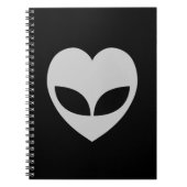 Alien Love Heart Carnet (Devant)