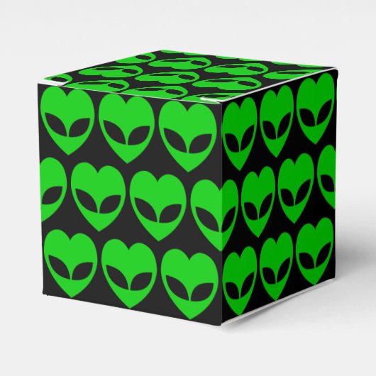 Alien Love Heart Favor Box Bedankdoosjes (Voorkant Zijde)