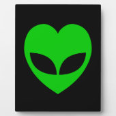 Alien Love Heart Fotoplaat (Voorkant)