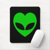 Alien Love Heart Muismat (Met muis)