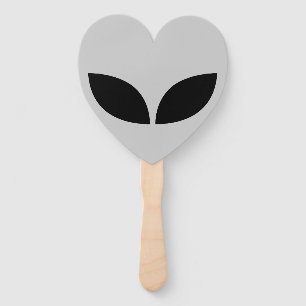 Alien Love Heart Paper Onderzetter Handwaaier