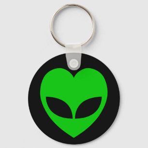 Alien Love Heart Sleutelhanger