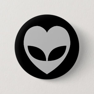 Alien Love Heart Speldje Knoop