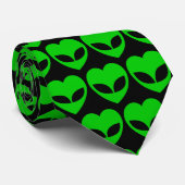 Alien Love Heart Stropdas (Opgerold)