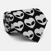 Alien Love Heart Stropdas (Opgerold)