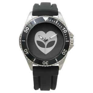 Alien Love Heart Wrist Watch Horloge