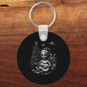 Alien Loves Christmas  Sleutelhanger (Voorkant)