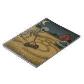 Alien maakt graancirkels leuk Science Fiction Art Notitieboek (Linkerzijde)