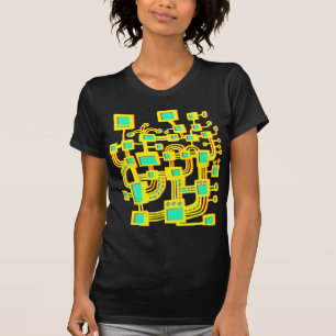 Alien-machine - kleur t-shirt
