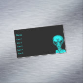 Alien Magnetisch Visitekaartje (Voorbeeld)