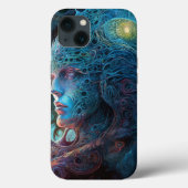 Alien Man Surreal Sci-Fi Art Case-Mate iPhone Case (Achterkant)