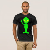ALIEN MARTIAN GREEN MAN T-SHIRTS TEE - SHIRTS (Devant entier)