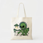 Alien Melancholy Tote Bag (Voorkant)
