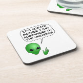 Alien Moederdag Drankjes Onderzetter (Linkerzijde)
