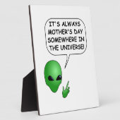 Alien Moederdag Fotoplaat (Zijkant)