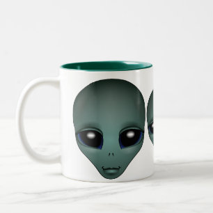 Alien Mok Grijze buitenaardse bekers en Alien Glas