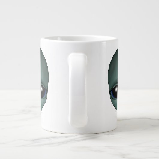 Alien Mok Grijze buitenaardse Mokken (Achterkant)