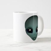 Alien Mug Grey Extraterrestrial Cup Alien Mugs (Devant droit)