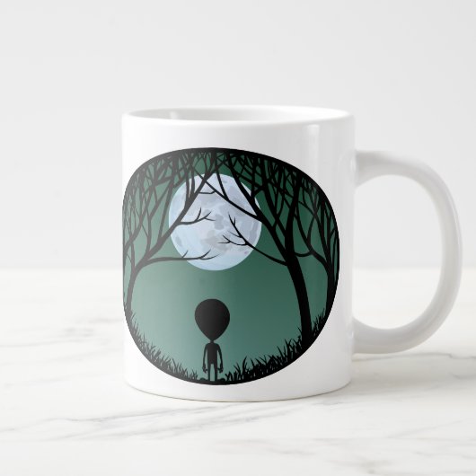 Alien Mug Grey Extraterrestrial Cup Alien Mugs (Droite)