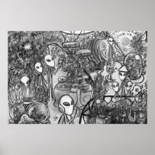 Alien Museum Poster (Voorkant)