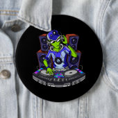 Alien Music DJ Ronde Button 6,0 Cm (In situ)