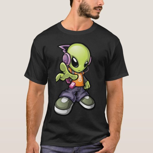 Alien Music T-shirt (Voorkant)