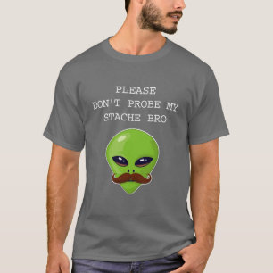 Alien Mustache T-shirt