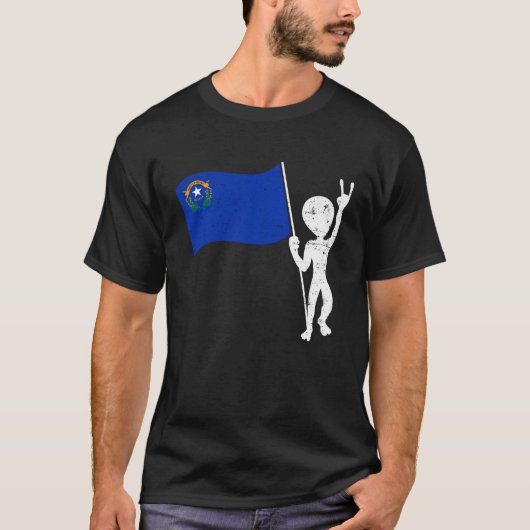 Alien Nevada Alien T-shirt Zone 51 Alien (Devant)