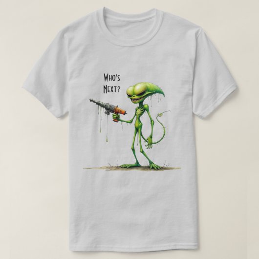 Alien : Nova Want va jouer au T-shirt (Design devant)
