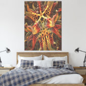 Alien Octopus Canvas Print (Insitu (Slaapkamer))