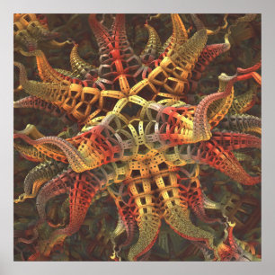 Alien Octopus Poster