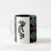 Alien of Human Kokopelli Two-Tone Coffee Mok (Voorkant links)