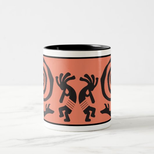 Alien of Human Kokopelli Two-Tone Coffee Mok (Center)
