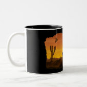 Alien of Human Kokopelli Two-Tone Coffee Mok (Links)