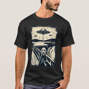 Alien Ontmoeting 'De Schreeuw' T-shirt