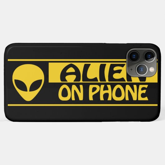 ALIEN OP PHONE Blackberry Bold Case-Mate iPhone Case (Achterkant (horizontaal))