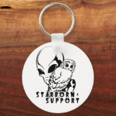 Alien Owl Sleutelhanger (Voorkant)