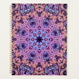 Alien Paarse Psychedelische Kaleidoscopische Manda Planner