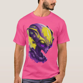 Alien Paarse T-shirt