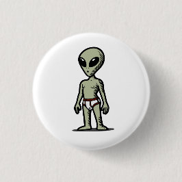 Alien Pants Ronde Button 3,2 Cm